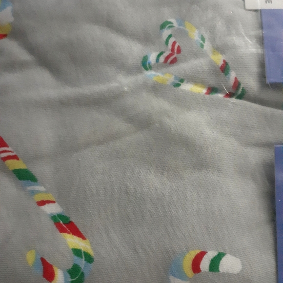 Womens plus sz XXL 2pc Holiday Let's stick together pink gray pj set - Picture 4 of 5